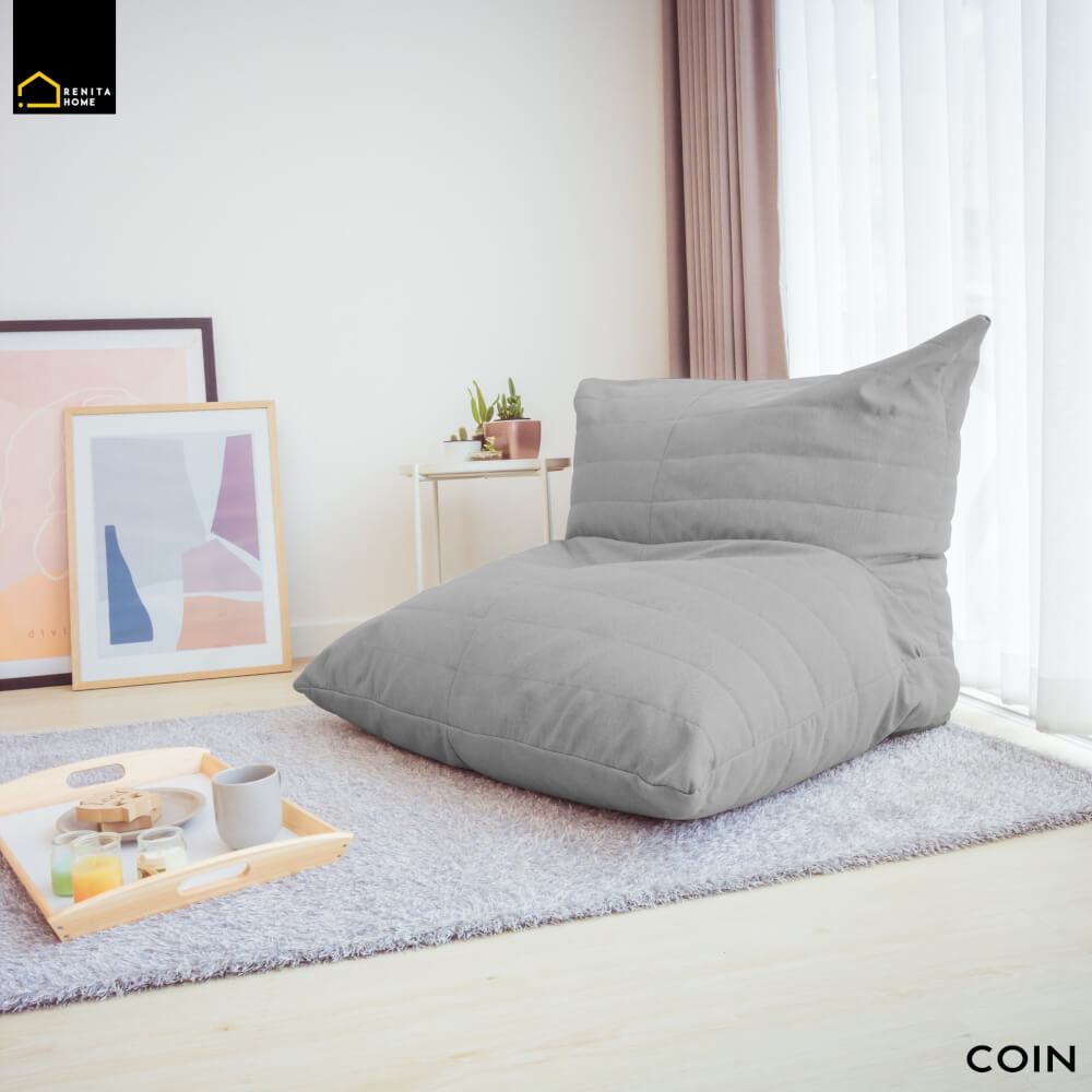 บีนแบค RENITA HOME รุ่น CANBERRA (สีเทา A1-08) 100x100ซม._9